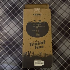 CAPAS Snorkel Fins Travel Size S/MD ((Kids JR -13) Free Shipping