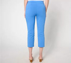 Susan Graver Reg Weekend Essential XL Blu Premium Stretch Slim Crop Pant A638800 — photo 2