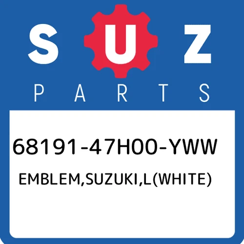 .EMBLEM, in.SUZUKIin. LH (WHITE) | FOR ASX