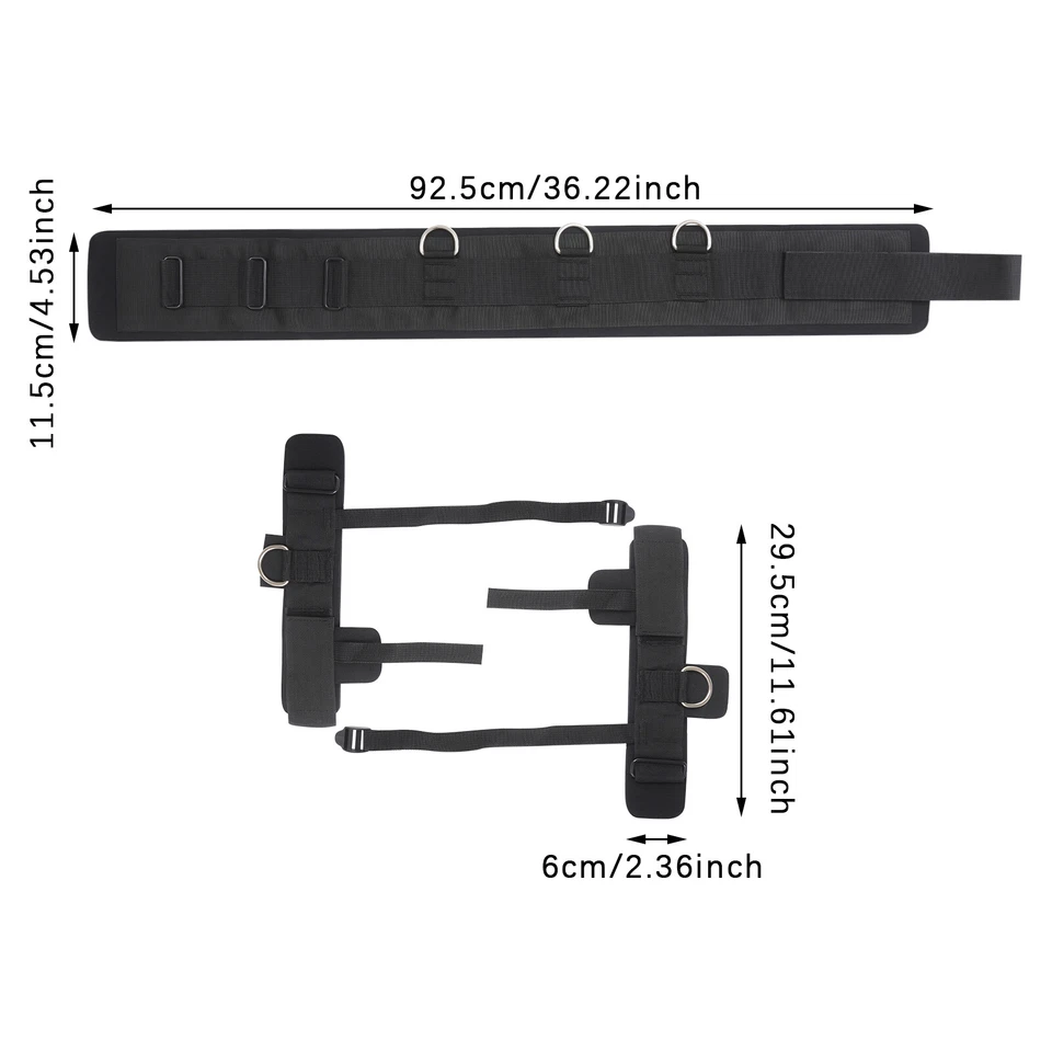 Vertical Jump Trainer Leg Strength Resistance Bands Set, Jump Resistance Band - Image 3 of 4