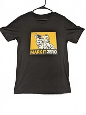 The Big Lebowski Mark It Zero Graphic T-Shirt Walter Mens Small Black 
