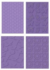 1 Prägeschablone Hintergrund-Motive,  Emboss...