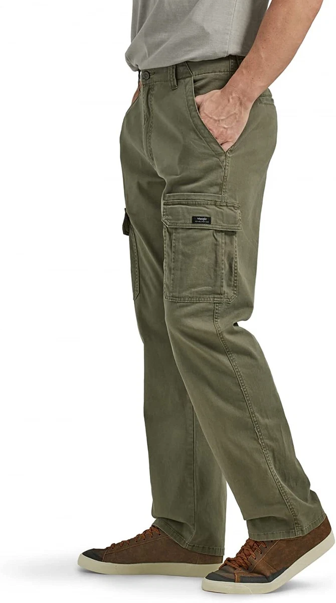 Wrangler Authentics Men s Relaxed Fit Stretch Cargo Pant