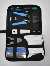 RJ45 Crimping Tool Network Tool Kit For Cat5 Cat5e Cat6 8 in 1 Portable Ethernet