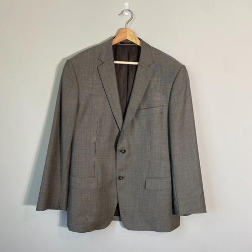 Versace Collection Men's US 42R EUR 52 Wool Sport Coat Dinner Jacket Blazer Tan - Picture 2 of 14