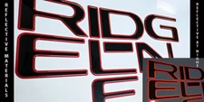 Tailgate raised reflective letters compatible with HONDA RIDGELINE 2024 2025