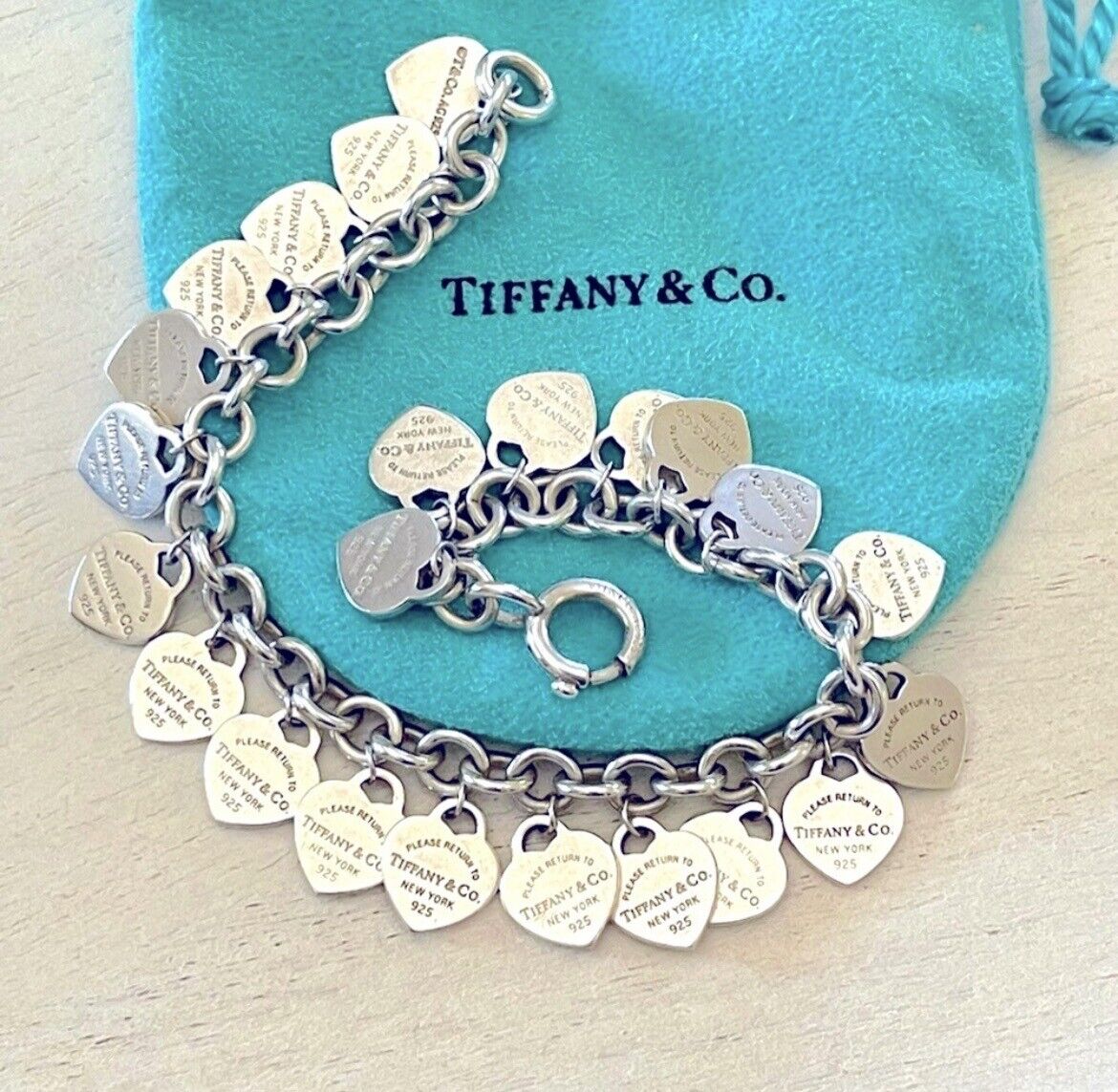 Tiffany multi heart 2025 tag bracelet Tiffany multi heart 2025 tag bracelet