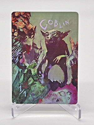 Nils Hamm Magic The Gathering Full Art Foil Goblin 1/1 Token 2023 Kickstarter