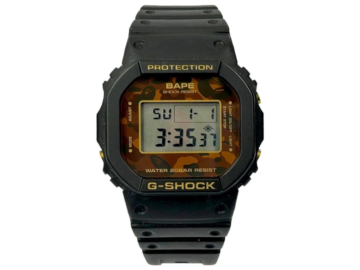 CASIO G-SHOCK A BATHING APE collaboration DW-5600VT digital CASIO G-SHOCK A BATHING APE collaboration DW-5600VT digital