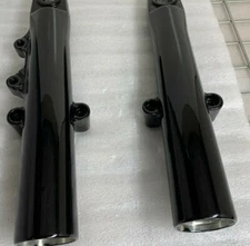 HARLEY FAT BOY 2018 -25 FLFB FLFBS OEM BLACK LOWER FORK LEGS SLIDERS EXCHANGE