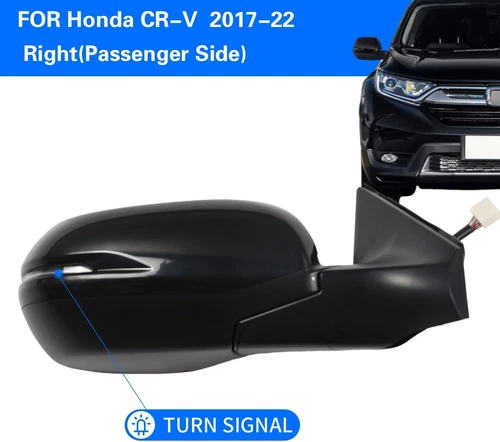 Right Passenger Side View Mirror for HONDA CRV 2017-2022 W/BSM Power Signal Heat