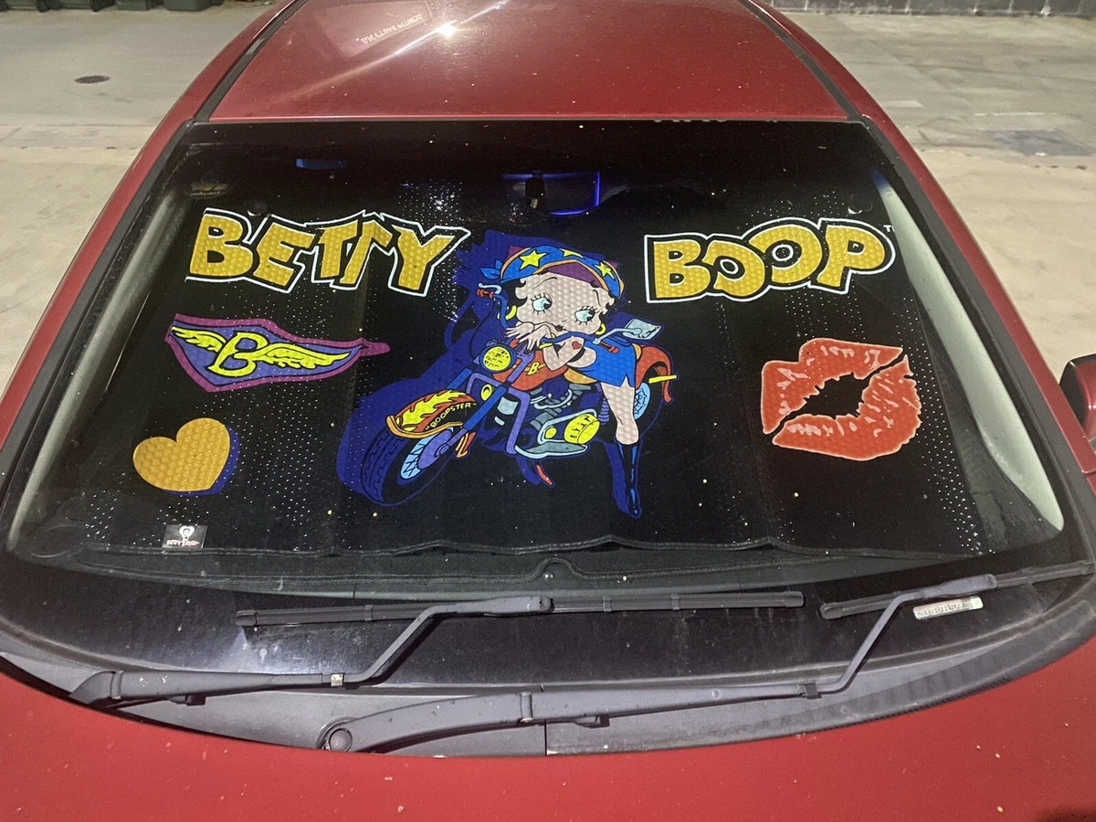 Rare Betty Boop Sunshade Windshield Wind Shield Sun Shade eBay