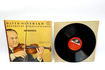 Vintage David Oistrakh Beethoven Violin Concerto 35780 Vinyl