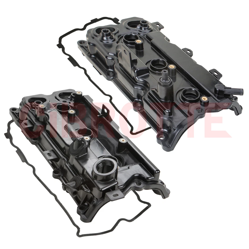 Cubierta de válvula 2 piezas con junta y tapa para 09-20 Nissan Máxima Murano Infiniti QX60🏅 Foto 3 de 4