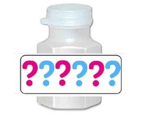 30 Gender Reveal Boy or Girl Pink and Blue Baby Shower Bubble Labels Stickers