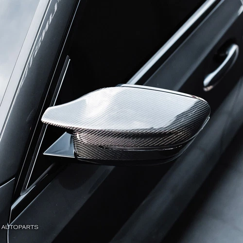 Carbon Fiber Mirror Caps M Style Upgrade Fit BMW G20 M340 2019-2022 Cerium Grey