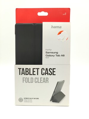 Hama Ta­blet-Hül­le 217151 Fold Clear schwarz für Samsung Galaxy Tab A8 #KT2501M