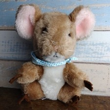 Dakin Merry Mouse 7" Plush 1981 Priscilla Hillman Stuffed Animal Toy Bandana