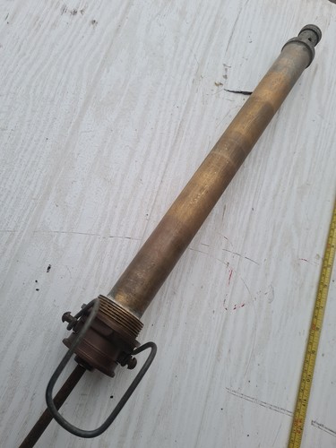 Messing Gartenspritze The Four Oaks Sutton Coalfield 66 cm hoch Vintage 40-50er ? - Bild 12 von 17