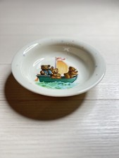 Vintage Lenox China Bears Heirloom Collection Child Cereal Bowl Bear Family