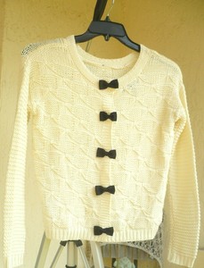 dressy ivory cardigan