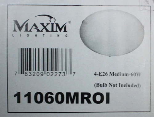 Maxim  11060MROI Malaga 20" W 4 Light Ceiling Light - Oil Rubbed Bronze - Marble - Picture 3 of 3