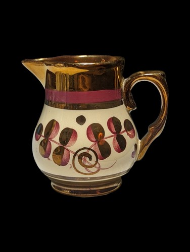 Vintage Harvest Ware Creamer Small 3" Pitcher Wade England - Picture 1 of 10