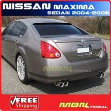 For 04-08 Nissan Maxima Rear Trunk Spoiler Painted ABS QX3 SATIN WHITE PEARL