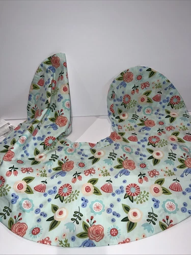 Boppy Nursing Pillow Original Support Blue Birds And Floral Spring Design Cover