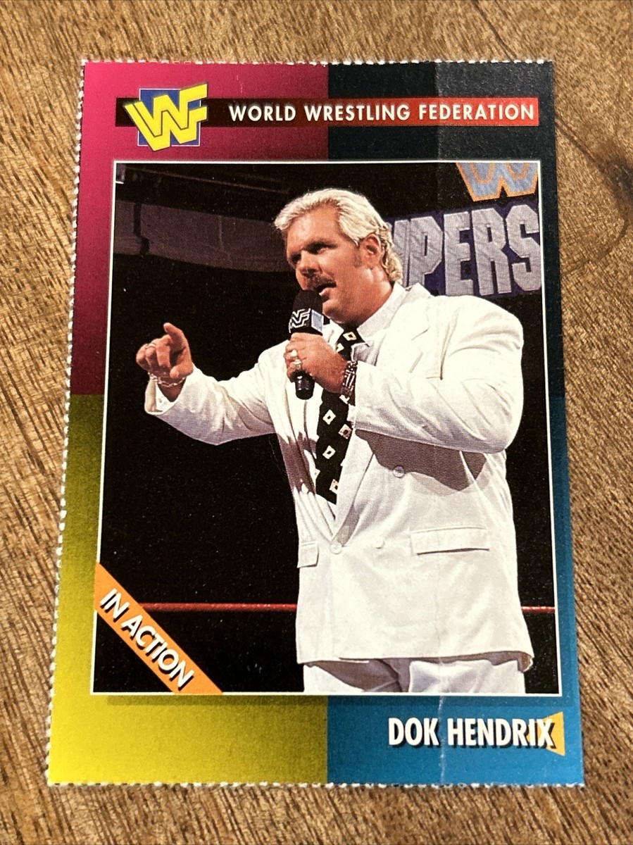 1995 WWF Magazine Card #60 Dok Hendrix | eBay