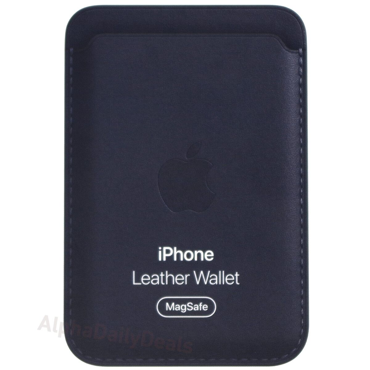 Apple iPhone Leather Wallet with MagSafe Midnight MM0Y3ZM/A - Best Buy