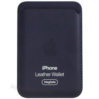 Apple IPHONE LEATHER WALLET WITH MAGSAFE - Funda para móvil -  midnight/negro 