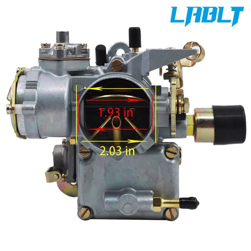 LABLT Carb Carburetor 1pc For VW 34 PICT-3 12V Electric Choke 1600CC 113129031K - Picture 2 of 11