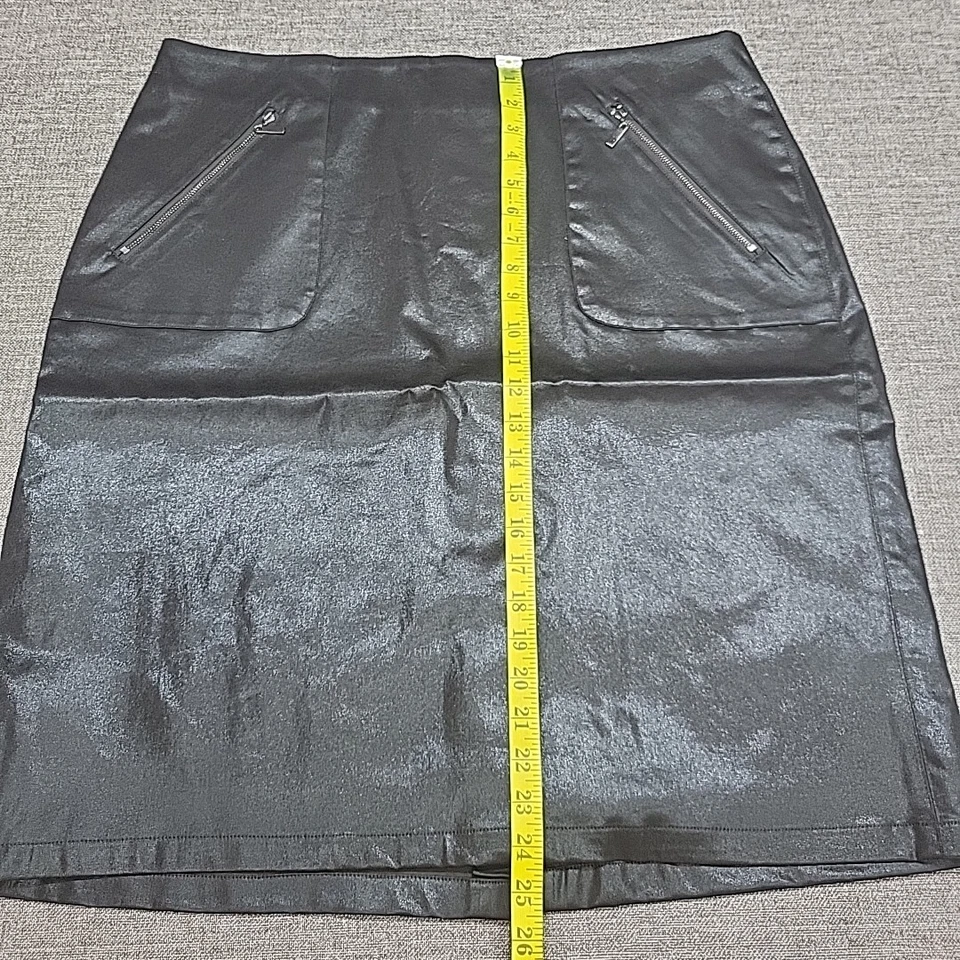 Юбка Kate and Mallory без застежек с карманами на молнии 18 Вт увеличенный размер с шортами - Изображение 3 из 4