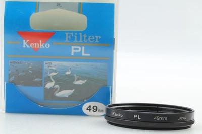 [ Near MINT w/ Case ] Kenko 49mm PL Polarizing Lens Filter for Film Camera Japan