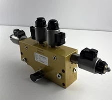 HYDAC Hydraulic Valve Manifold Assembly 13340235004 12VDC Solenoid Valves￼ thumbnail 1