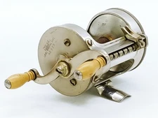 Old Vintage MEISSELBACH OKEH No. 625 100yds Casting Reel Odd Falling Line Guide