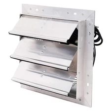 Hessaire Exhaust Fan 900 CFM Gable Mounted Aluminum Shutter 12 in. Propeller