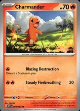 Charmander Common SV: Scarlatto e Viola 151 004/165 Carta Pokemon Fuoco