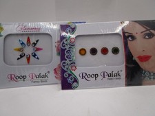 2 Packs of Multicolor ROOP PALACK Bindi Face Stickers Temporary Jewelry Tattoo