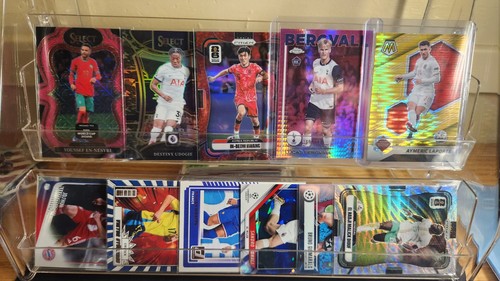 Topps/Donruss/Prizm 50+ card Soccer Lot, includes silvers, numbers, top rookies