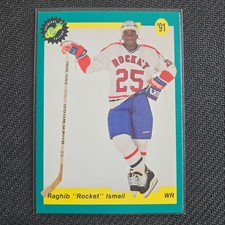 1991 Classic Draft Picks Premiere Edition - Raghib Rocket Ismail Hockey Card #B