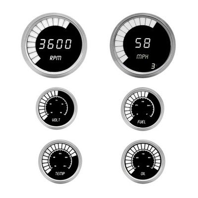 Intellitronix LED Digital Gauge Kit BS9999W