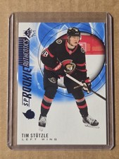 2020-21 SP Blue Rookie Authentics #112 Ottawa Senators Tim Stutzle