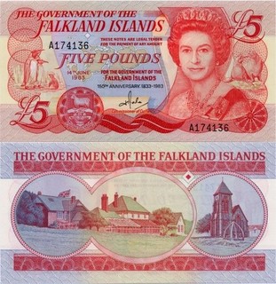 Falkland Insel 5 Pound 1983 UNC P12a