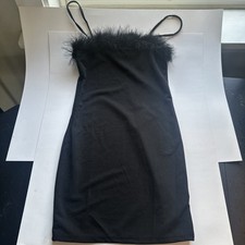 Black Velvet Evening Short Party Stretch Dress By Shein Women’s Size XS