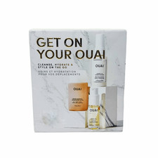Get On Your OUAI Cleanse Hydrate  Style On The Go Haircare Kit - 3 Products