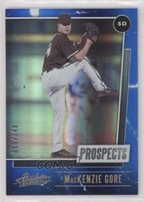 2021 Panini Absolute Prospects Spectrum Blue 50/149 Mackenzie Gore #P-3 0i8b