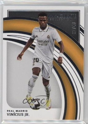 2022-23 Panini Immaculate Silver 32/49 Vinicius Junior Vinicius Jr #165 4x9