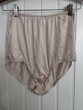 Vintage Warner's Womens 8 sheer nylon brief panties Granny Nude 360